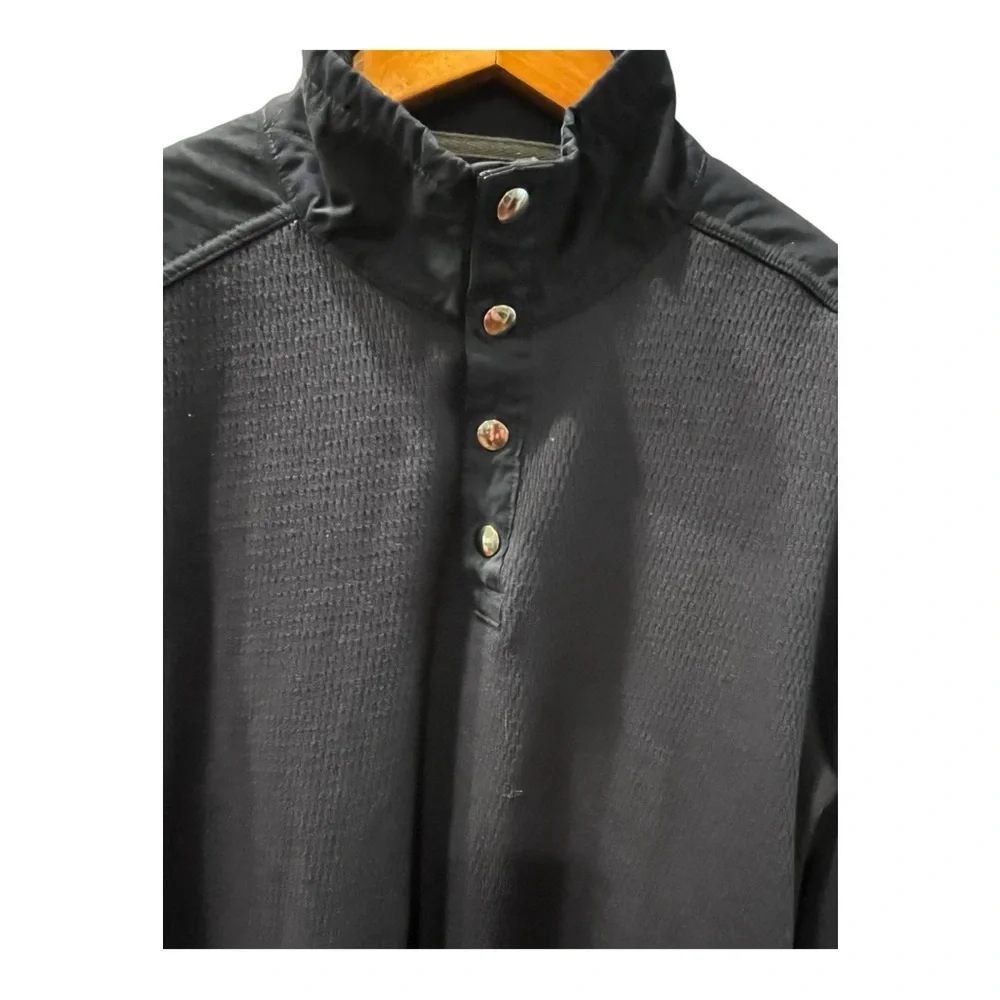 Banana Republic Snap Collar Pullover Thermal Texture,‎ Size L